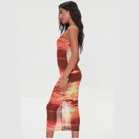 NWT abstract print dress - Picture 3 of 8